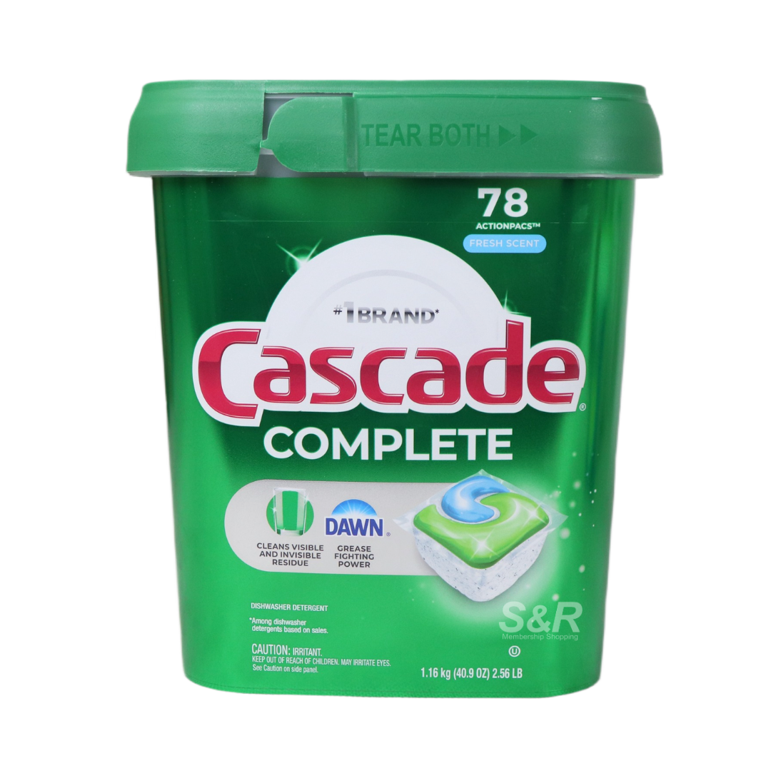 Cascade Complete Fresh Scent Dishwashing Detergent 1.16kg